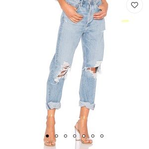 AGOLDE 90s Mid Rise Loose Fit in Fall Out Size 25